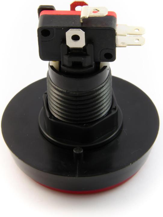 Actual product image Purecrea Arcade Button Illuminated 60mm - Red