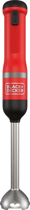 Image du produit Black & Decker Mixeur plongeant Kitchen Wand Rouge, 2 pièces