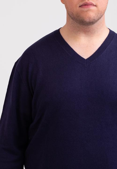 Produktbild Cash-Mere Kaschmir V-Ausschnitt Pullover (4XL)