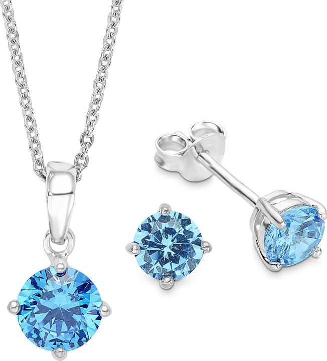 Image du produit Amor Set (Argent, Zircone)