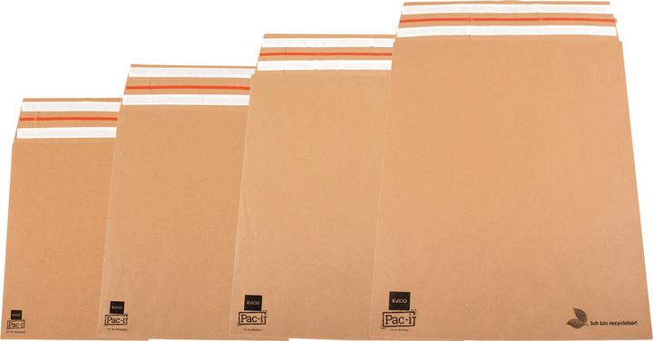 Produktbild Elco Versandbeutel braun Kraft 135gm2 380x475x80mm, 100 Stk. (100 x)