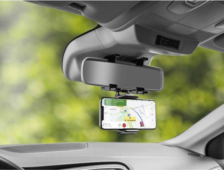 Produktbild Eufab KFZ Smartphone Halterung mit Innenspiegel Befestigung