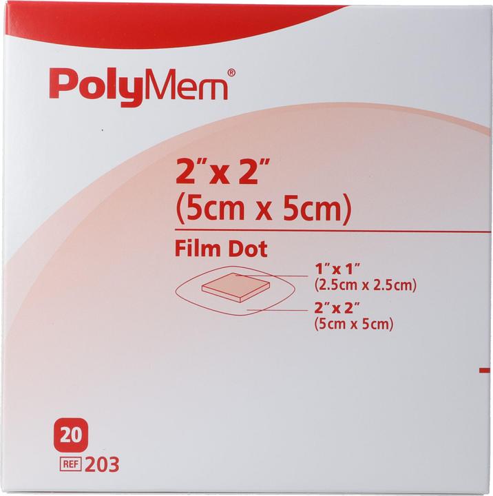 PolyMem Wundverband 5x5cm film st (20 x)
