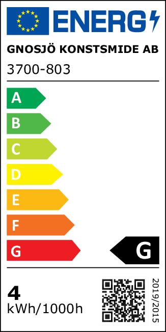 Energie-Label Konstsmide LED-Lichtervorhang (1.40 m)