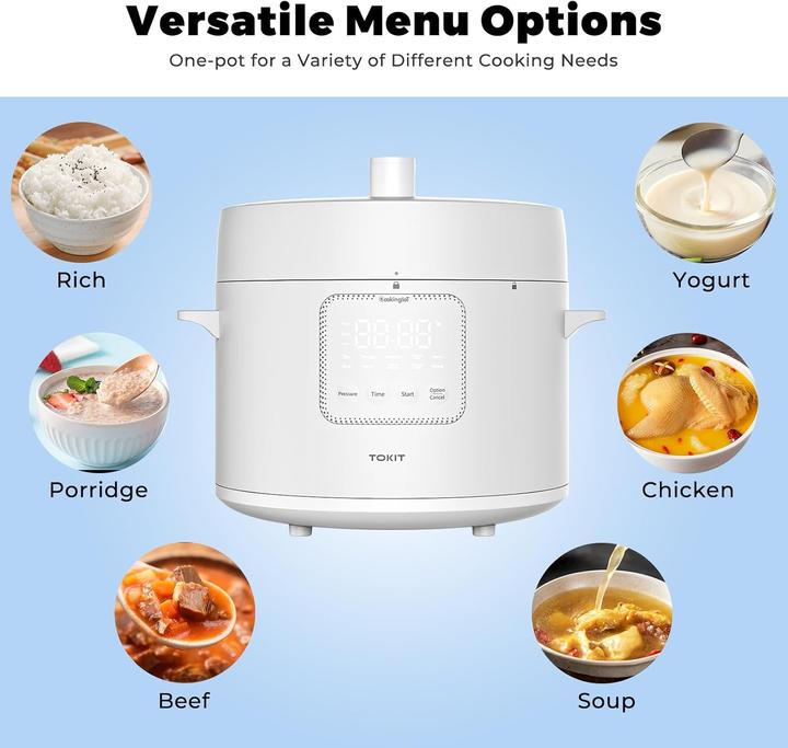 Actual product image Tokit Pressure cooker