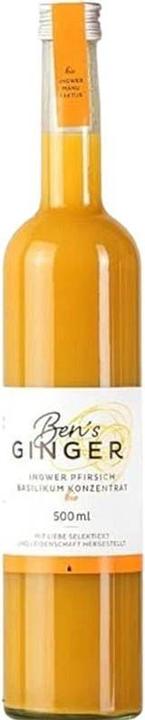 Ben's Ginger Ingwer-Pfirsichkonzentrat Bio Fl 500 ml (1 x 50 cl)