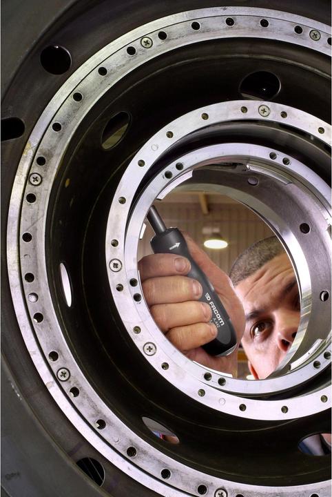 Produktbild Facom Drehmoment Schraubendreher, Sechskant, 1/4 in, Länge 147 mm, ISOkalibriert (6-Kant)