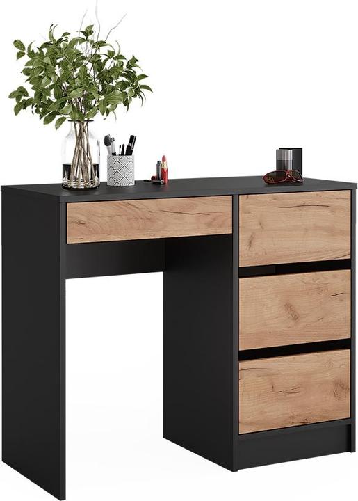 Image du produit Vicco Coiffeuse Sherry, Anthracite/chêne doré, 90 x 75 cm sans miroir (90 x 75 x 40 cm)