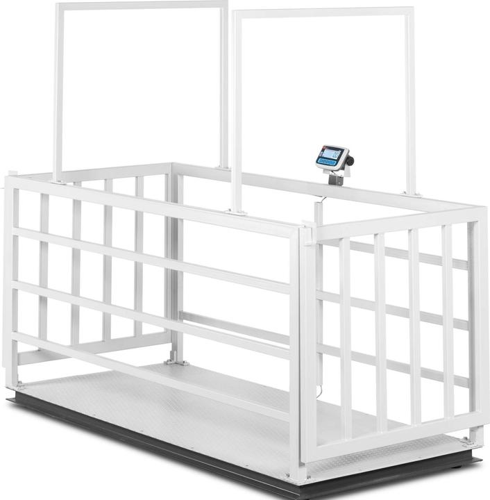 Produktbild TEM Tierwaage geeicht 500 g (0-1.500 kg) / 1 kg (1500-3000 kg) tiergerecht + Gitter