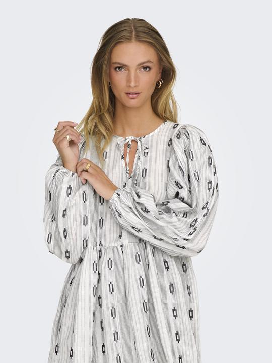 Produktbild JdY Normal geschnitten Schluppenkragen Elastische Bündchen Midikleid Kleid (XL)