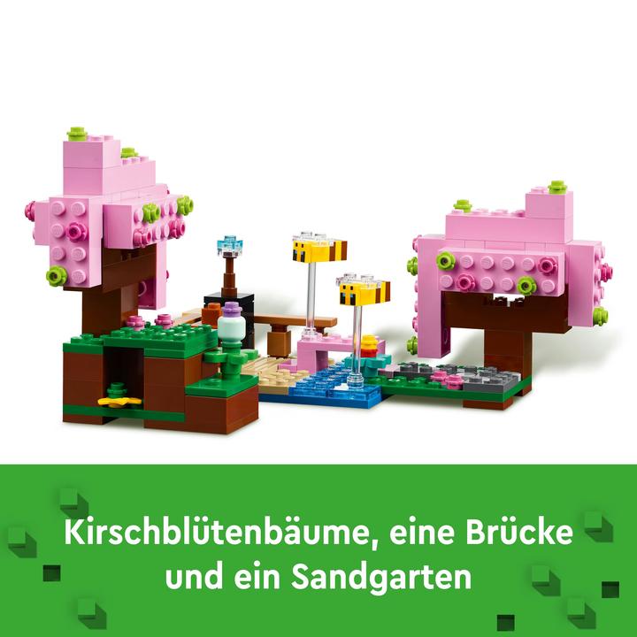 Actual product image LEGO The cherry blossom garden (21260, LEGO Minecraft)