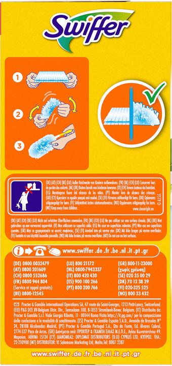 Etichetta energetica Swiffer Staubmagnet Nachfülltücher (23 pz.)