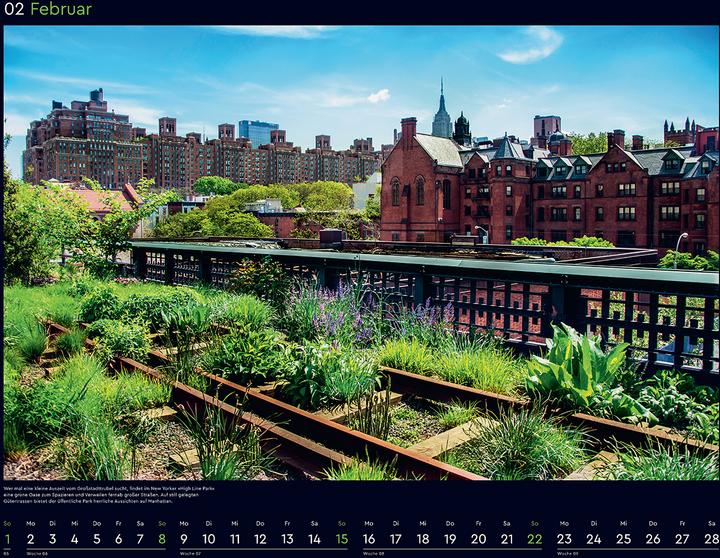 Image du produit Die schönsten Gärten der Welt - Wandkalender 2026 (60 x 45 cm, Couverture rigide, Allemand)