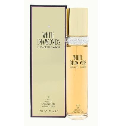 Actual product image Elizabeth Taylor White Diamonds Eau de Toilette 50ML Spray (Eau de toilette, 50 ml)