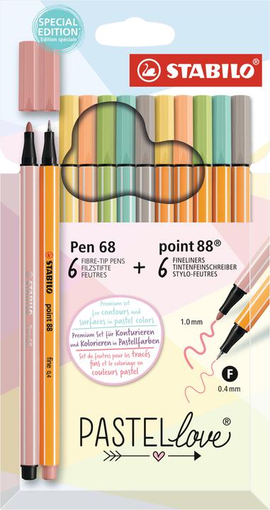 Produktbild STABILO Pastellove (Pastell, 12 x)