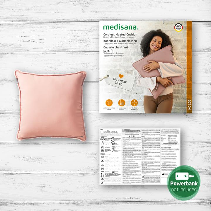 Immagine prodotto Medisana HC 100 Linea di cuscini interni rosa (40 x 40 x 18 cm)