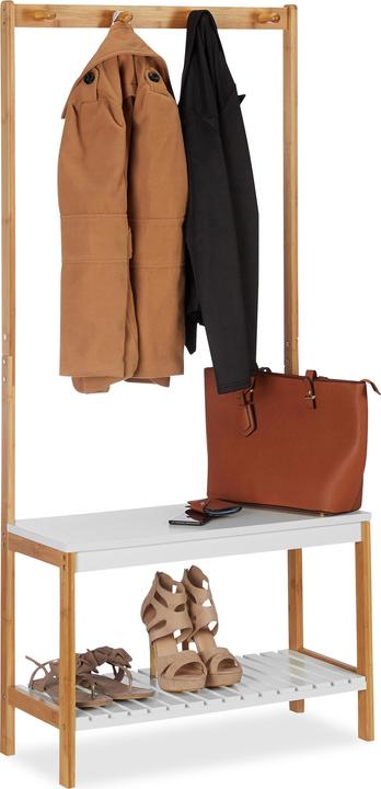 Immagine prodotto Relaxdays Appendiabiti con scaffale per scarpe