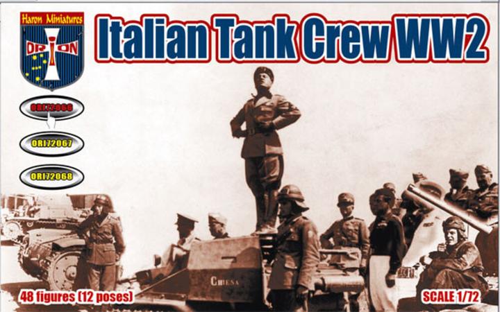 Actual product image Orion Italian Tank Crew WW2