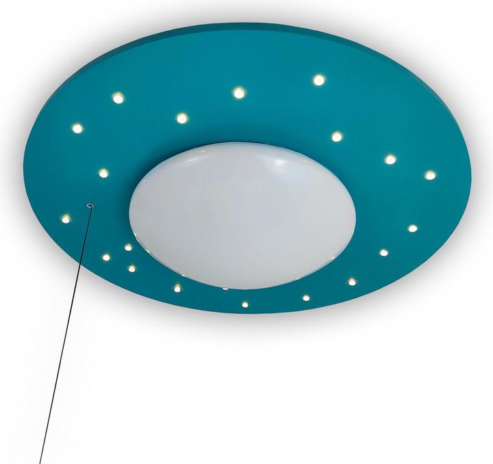 Actual product image Niermann Stand By Niermann Starlight LED Ceiling Light E27 Petrol Made in Germany