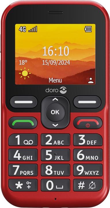 Produktbild Doro Leva L11, R??d (2.40", 2 Mpx, 4G)