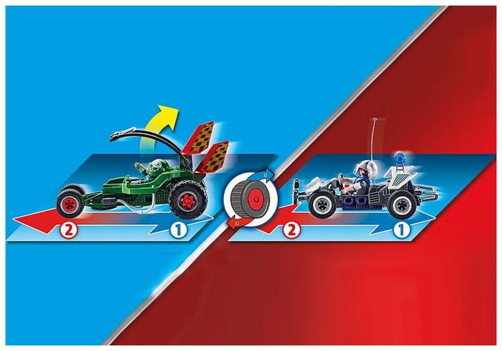 Produktbild Playmobil Polizei-Kart: Verfolgung des Tresorräubers (70577, Playmobil City Life)