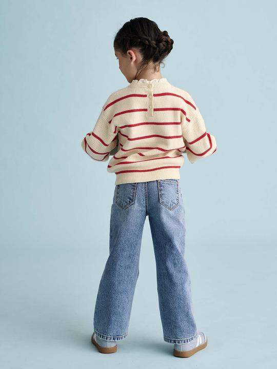 Actual product image Vertbaudet Weite Mädchen Jeans, Hüftweite REGULAR (146)