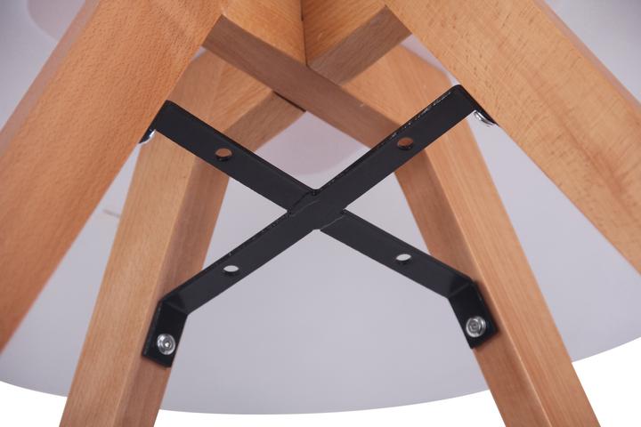 Image du produit CLP Table Viktor Natura 90, blanc (90 x 90 x 75 cm)