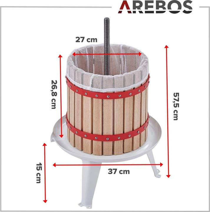 Actual product image Arebos Fruit press (CH plug)