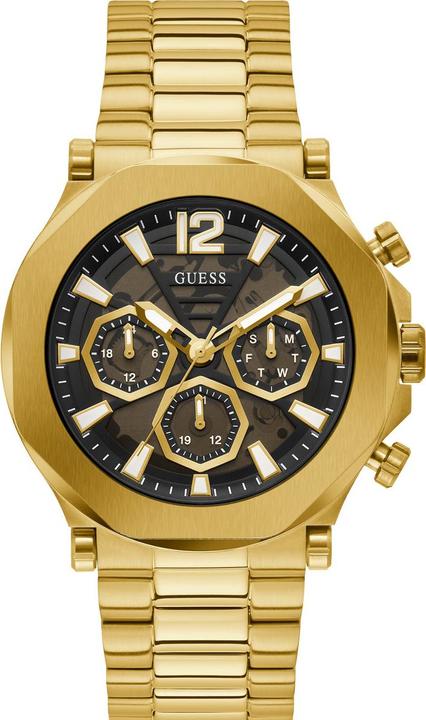 Guess EDGE Armbanduhr (Analoguhr, 46 mm)
