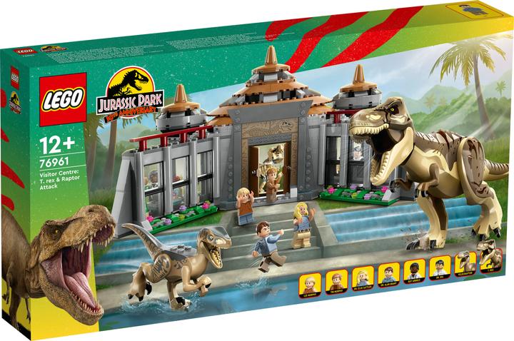 Immagine prodotto LEGO L'attacco del T. rex e del rapace al centro visitatori (76961, LEGO Jurassic World)