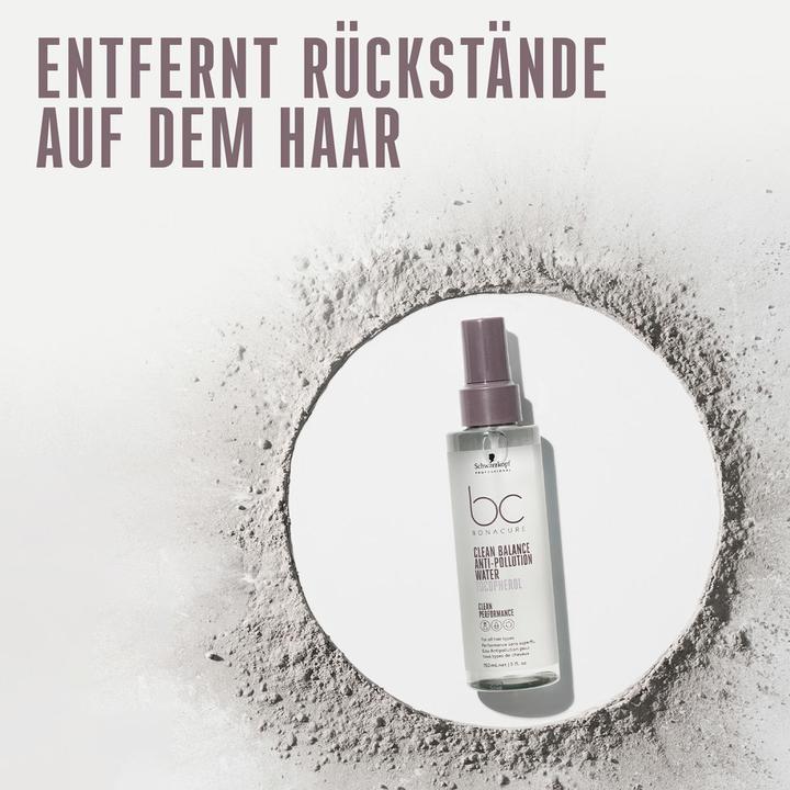 Produktbild Schwarzkopf BC Clean Balance - Anti-Pollution Water (150 ml, Flüssiges Shampoo)