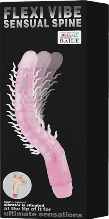 Actual product image Baile Vibrator "Flexi Vibe: Sensual Spine - Bendable Vibrating Dildo"