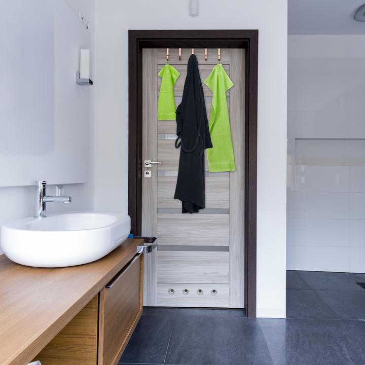 Immagine prodotto Relaxdays Set da 5 Ganci Sopraporta, per Vestiti
