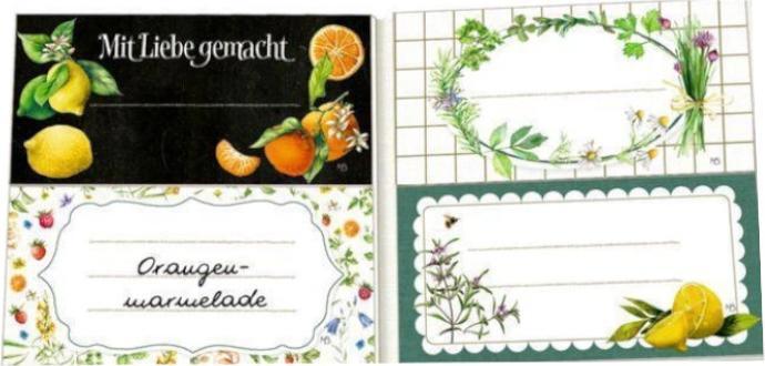 Actual product image Label booklet - Preserving labels (