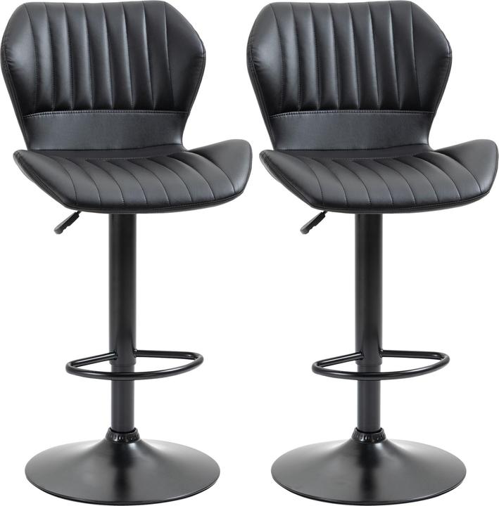 Produktbild Homcom Barhocker-Set höhenverstellbar und mit Fussring