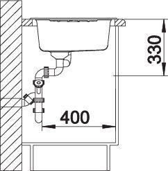 Produktbild Blanco Zia 9 E (Einbauspüle, 51 cm, 93 cm)
