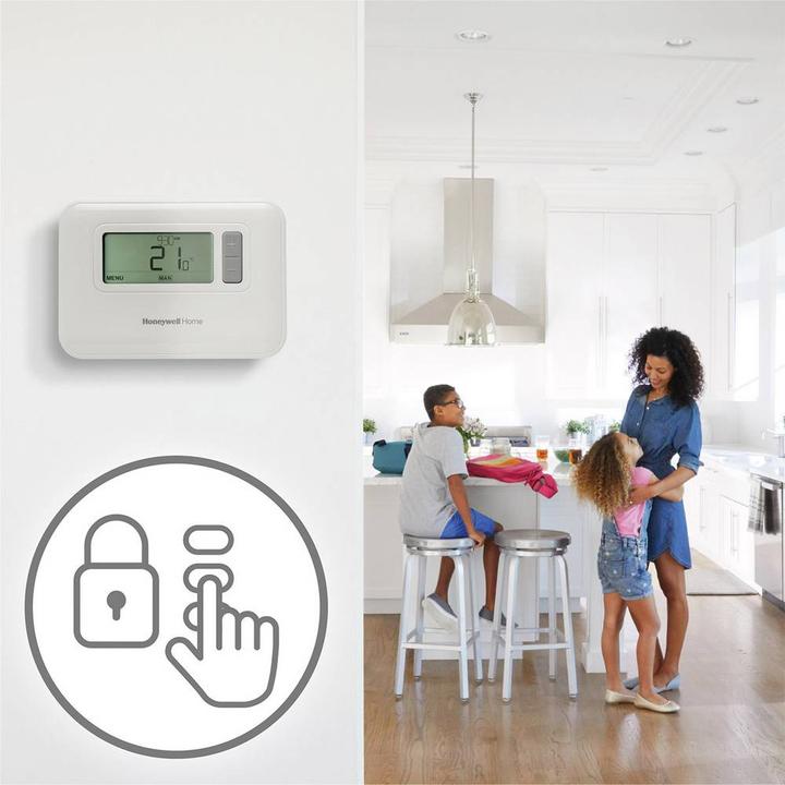 Produktbild Honeywell Funk Raumthermostat T3R 7 Tagestat, programmierbar, drahtlos