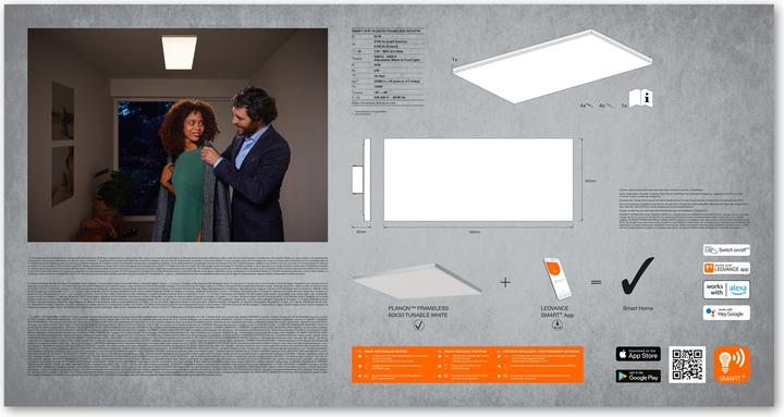 Produktbild Ledvance Smart+ Planon Frameless (2100 lm)