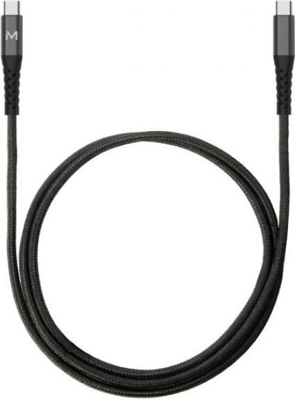 Actual product image Mobilis 001342, 1 m, USB C, USB C, Schwarz (1 m, USB 2.0)
