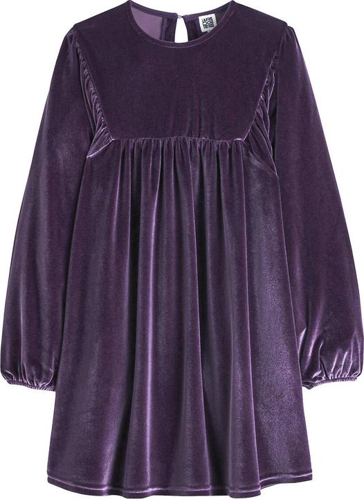 La Redoute Collections Kleid aus Samt mit langen Ärmeln