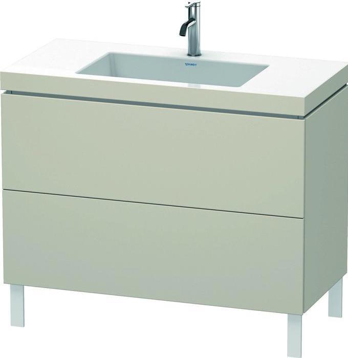 Image du produit Duravit Meuble sous-lavabo L-CUBE avec lavabo Vero Air 698x1000x480mm 1 HL taupe