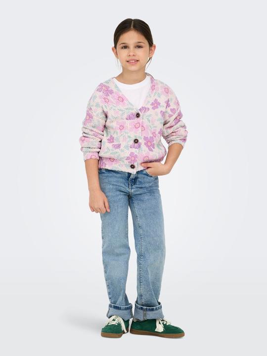 Produktbild Only Locker geschnitten V-Ausschnitt Pullover Strickjacke (122)