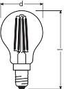 Produktbild Osram Led Relax And Active Classic P (E14, 4 W, 470 lm, 4 x, E)
