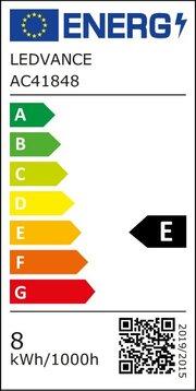 Energy Label Ledvance LED sensor lamp (E27, 7.30 W, 806 lm, 10 x, E)