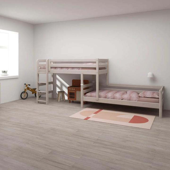 Actual product image Flexa Medium height combi bed Classic with straight ladder (90 x 200 cm)