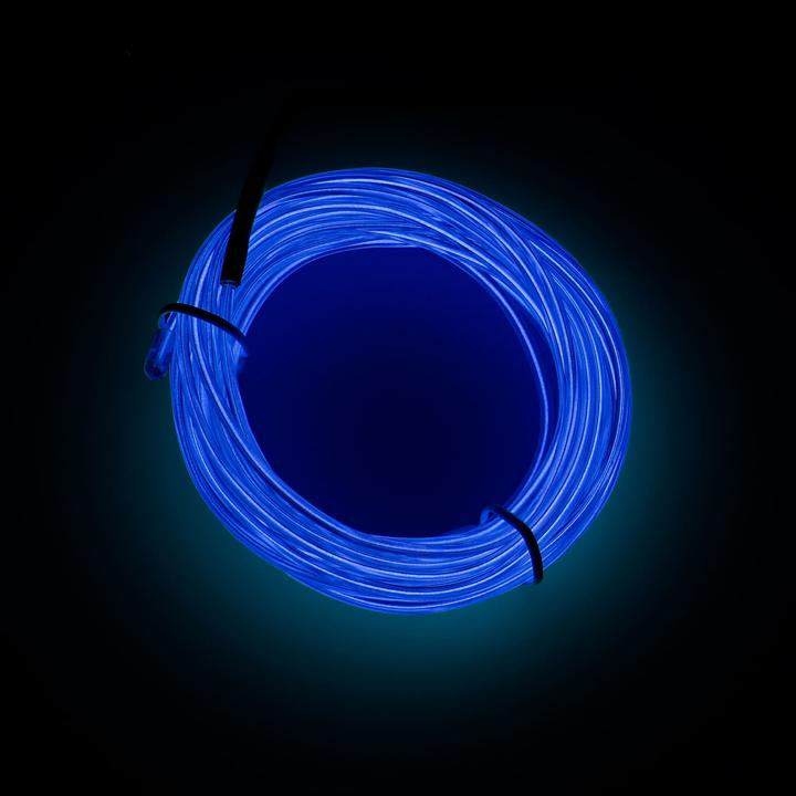 Immagine prodotto KSIX Strisce Luminose Al Neon Colorate Blu (Blu, 500 cm, Interno)