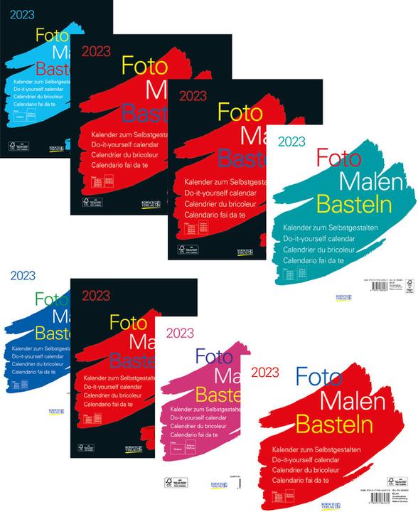 Produktbild Bastelkalender (21 x 29.7 cm, Kein Einband, Deutsch, Französisch, Italienisch, Englisch)