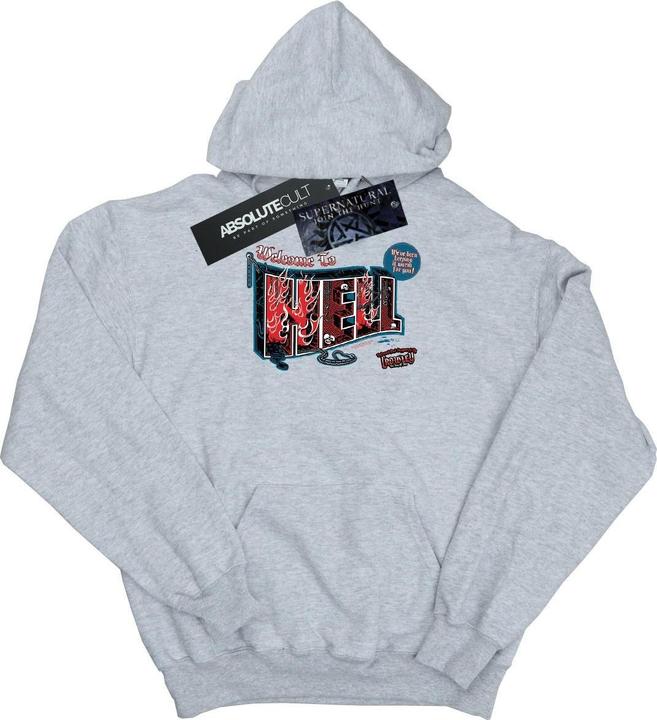 Actual product image Supernatural Womens/Ladies Welcome To Hell Hoodie (M)