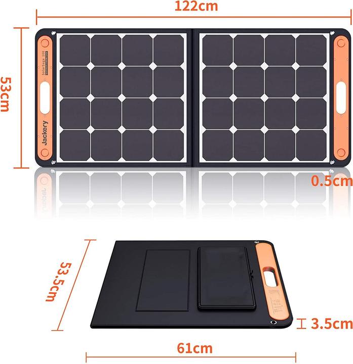 Produktbild Jackery SolarSaga (100 W, 4.69 kg)