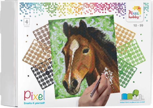 Immagine prodotto pixeln.ch Set regalo Pixel 4 piatti base - Cavallo